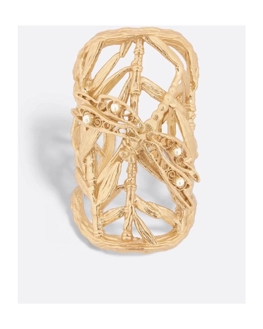 【国内発送☆存在感抜群】DIOR Jardin de Dior リング Dior Jardin De Ring in White | Lyst