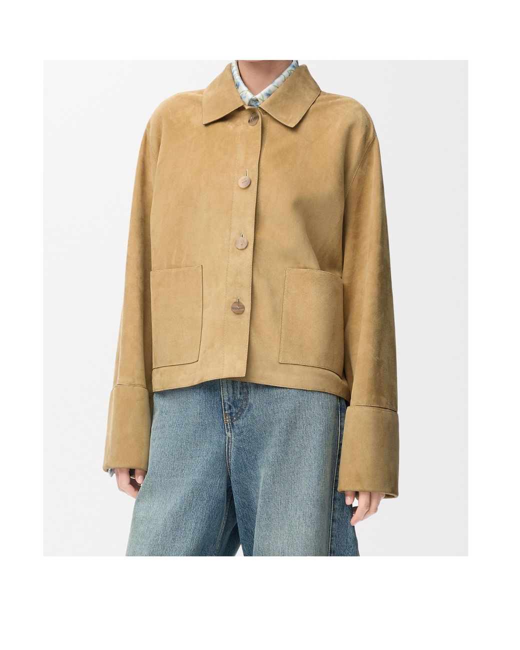 Loewe Natural Turn-Up Cuff Jacket