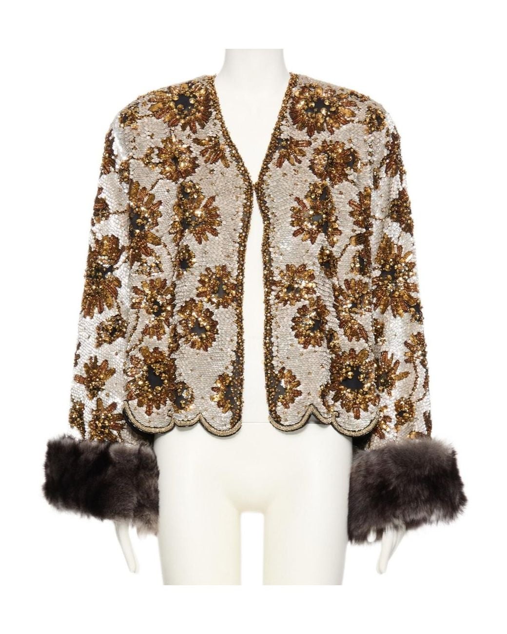 Valentino Brown Long-Sleeved Jacket