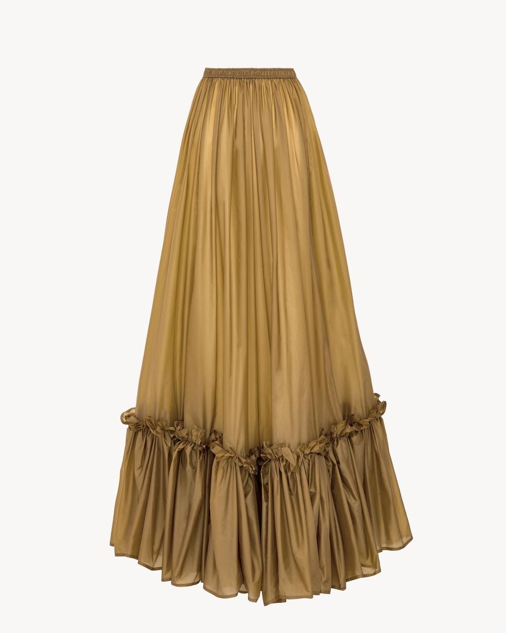 Saint Laurent Natural Jupe En Nylon