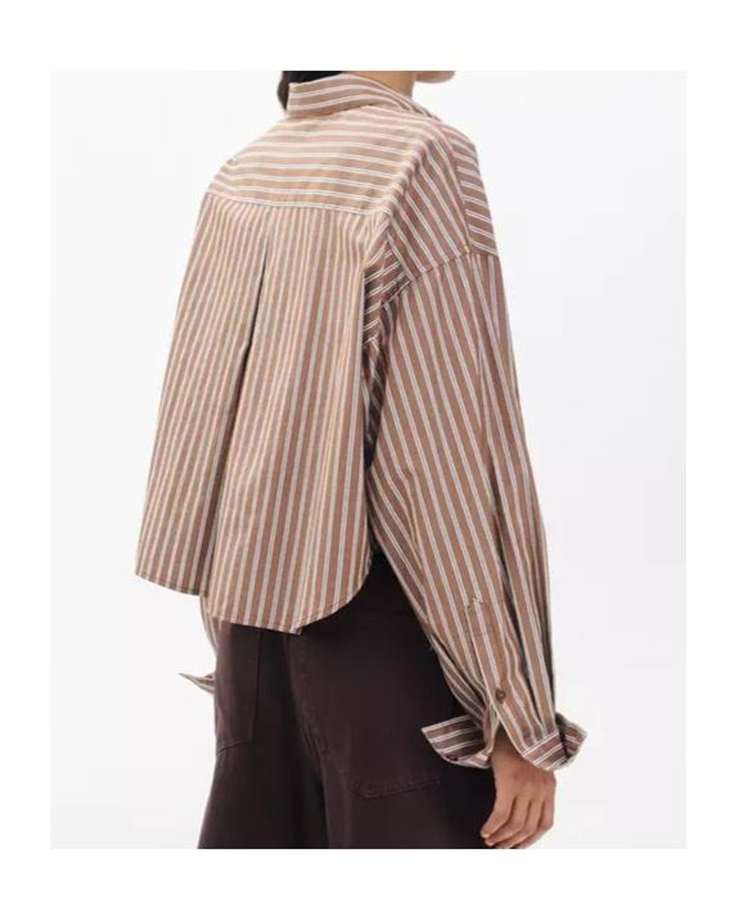 Rag & Bone Natural Long-Sleeved Striped Shirt