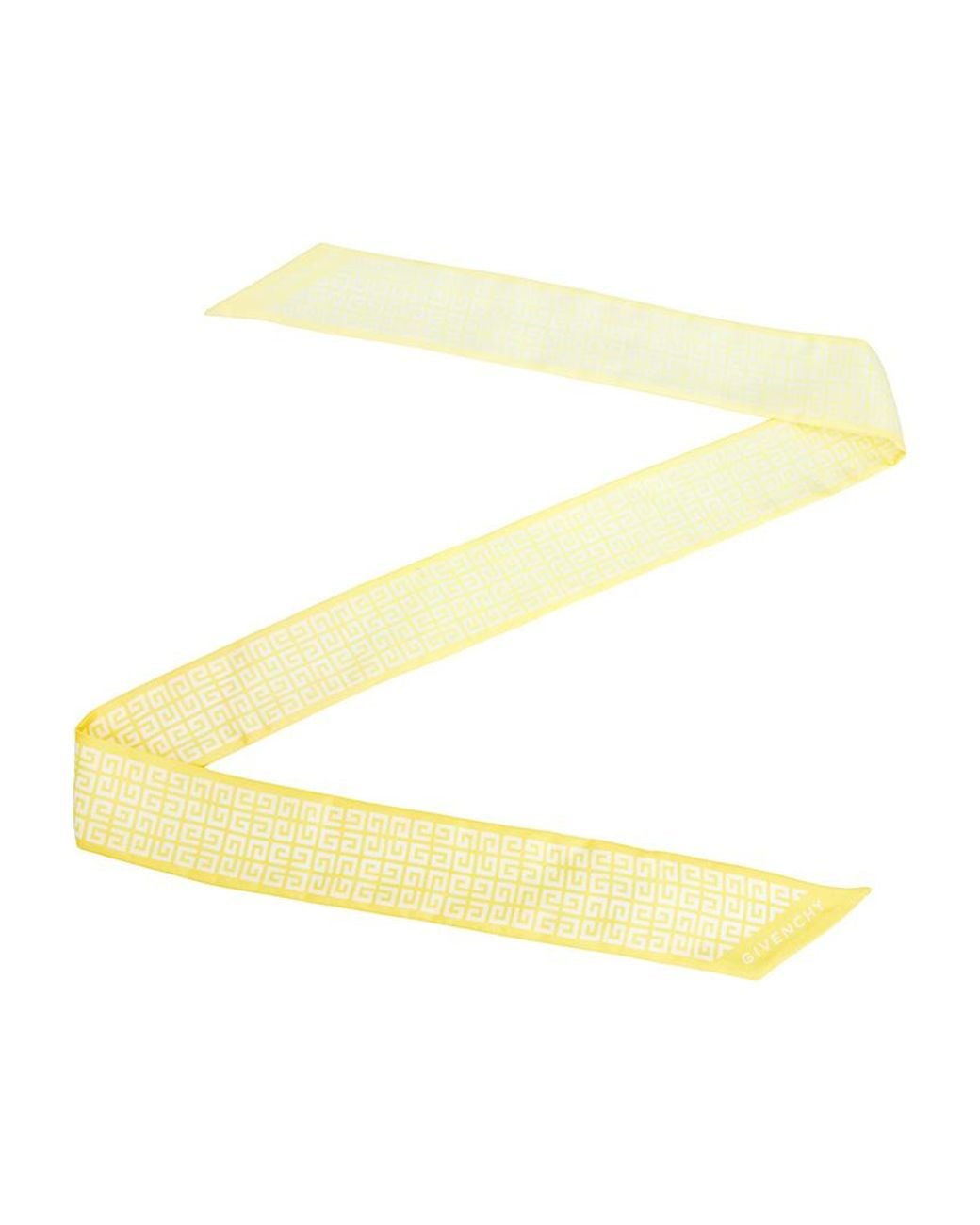 Givenchy Yellow Patterned Scarf