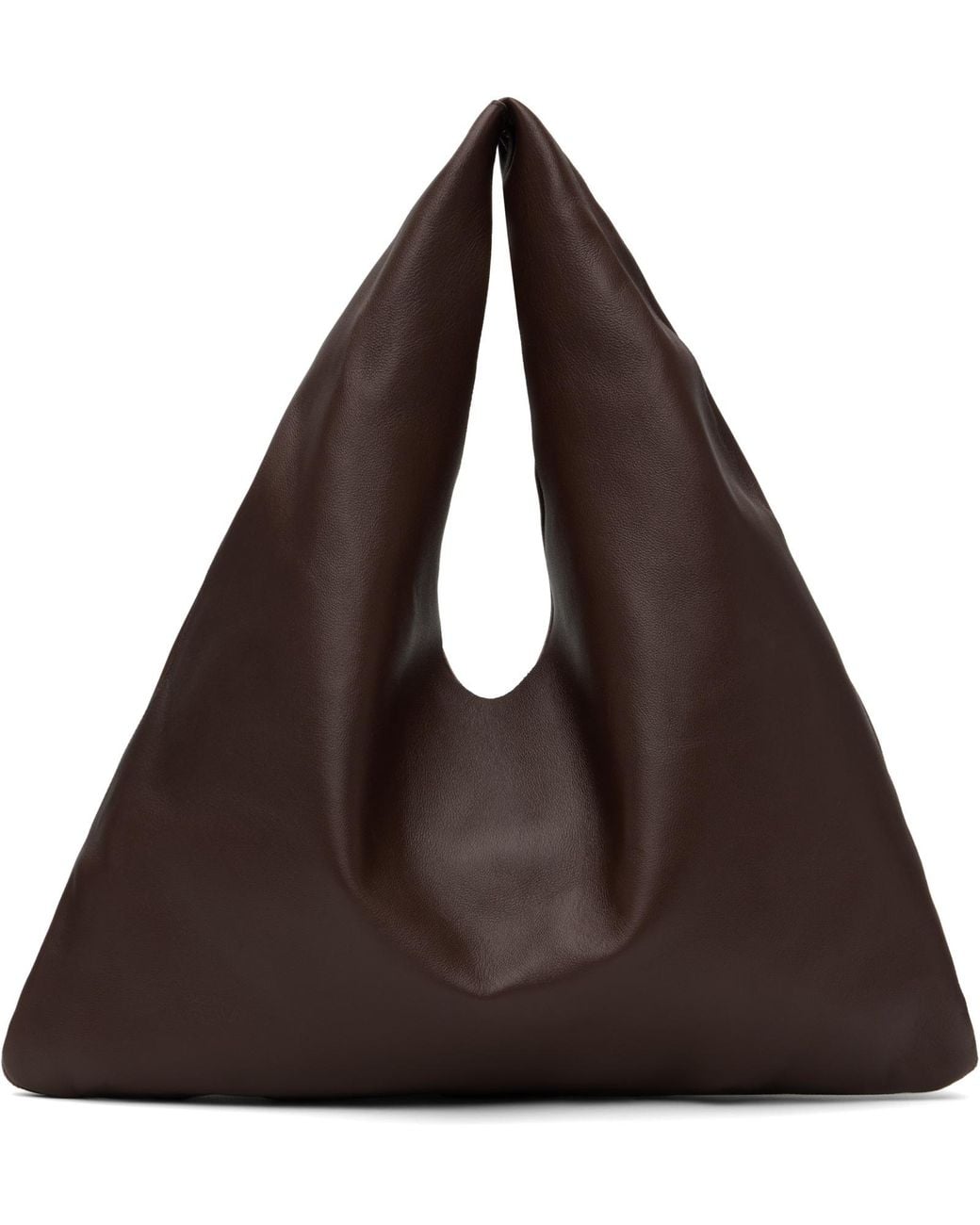 The Row Brown Small Single Handle Tote
