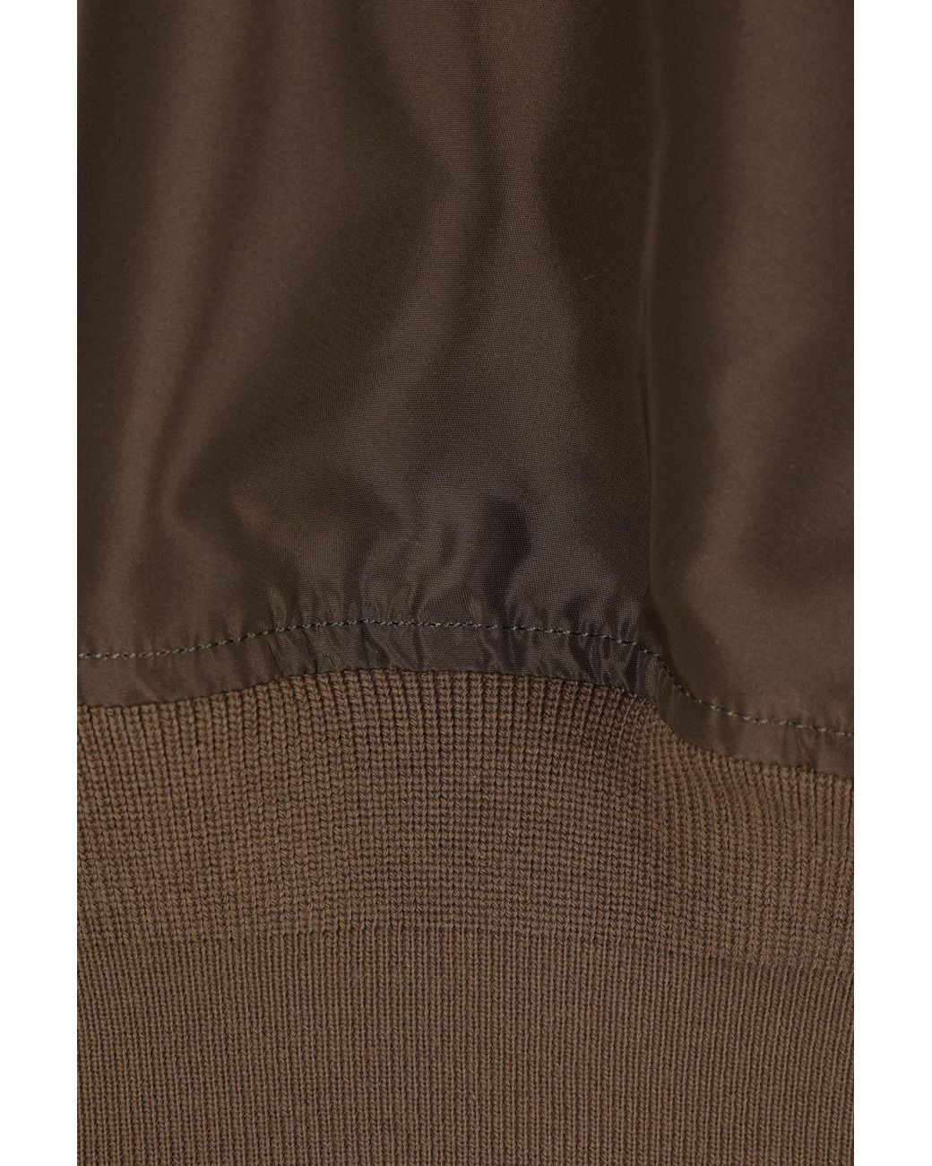 Sacai Brown Cotton Twill Jacket for men