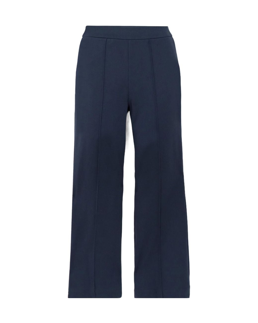 Staud Blue High-Waisted Straight-Leg Pants