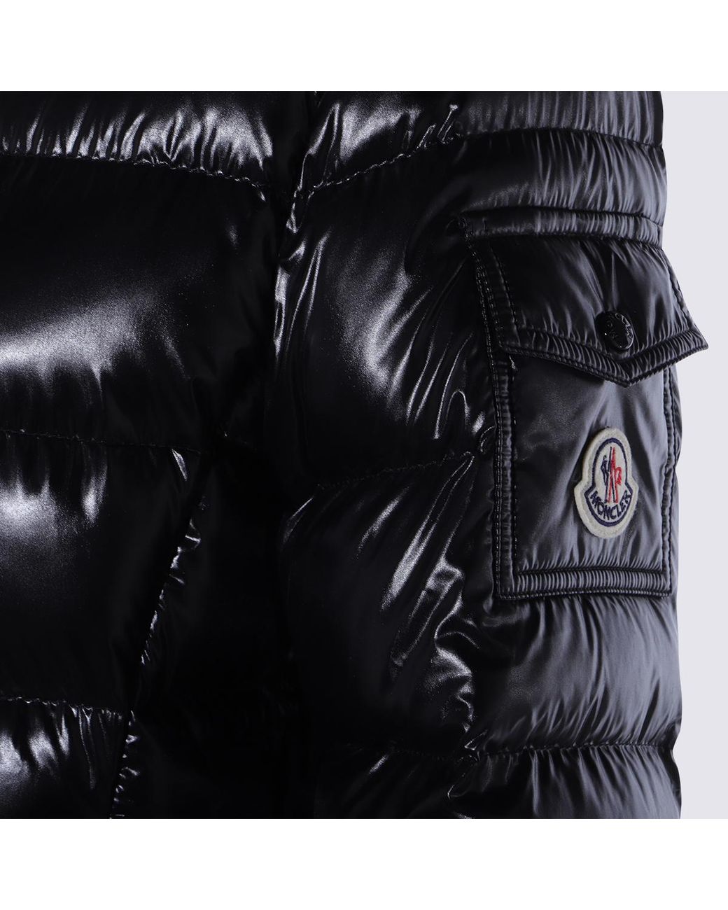 Moncler Black Barante Hooded Short Down Jacket