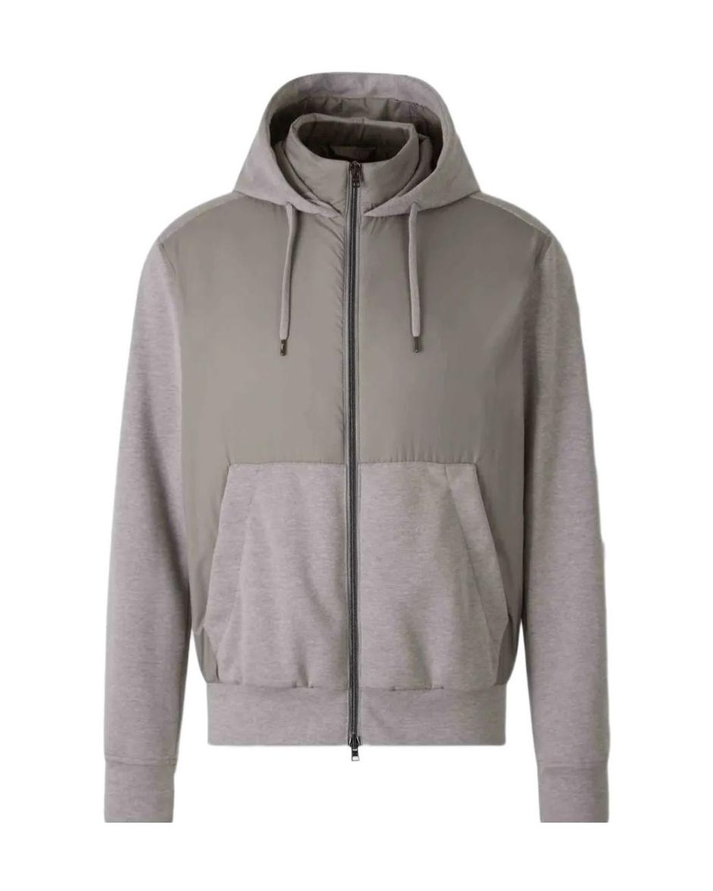 Herno Gray Casual Functional Jacket for men