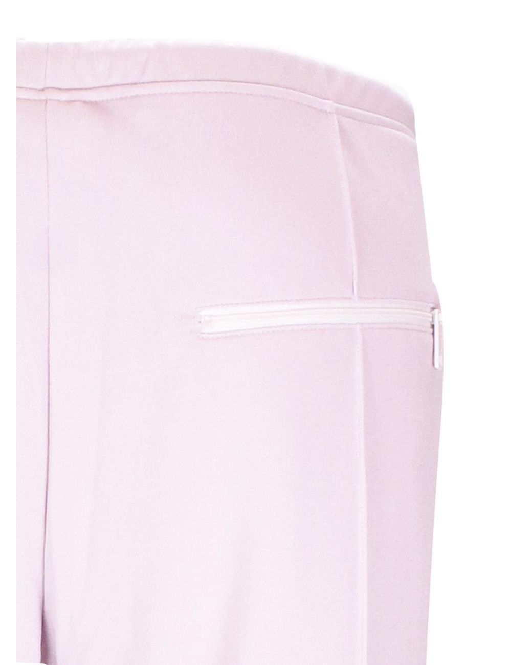 Courreges Pink Drawstring Flared Tracks Pants