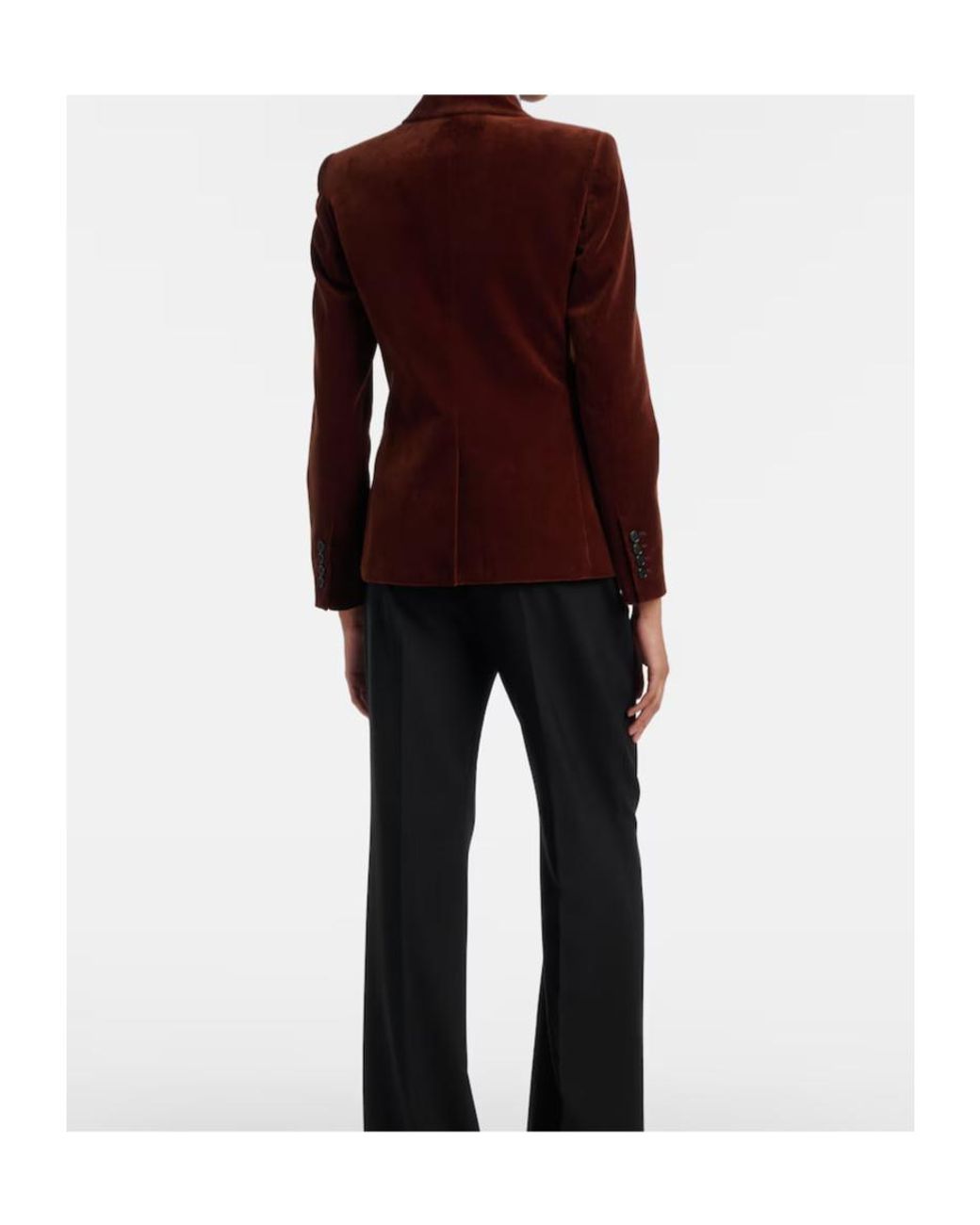 Nili Lotan Red Velvet Blazer