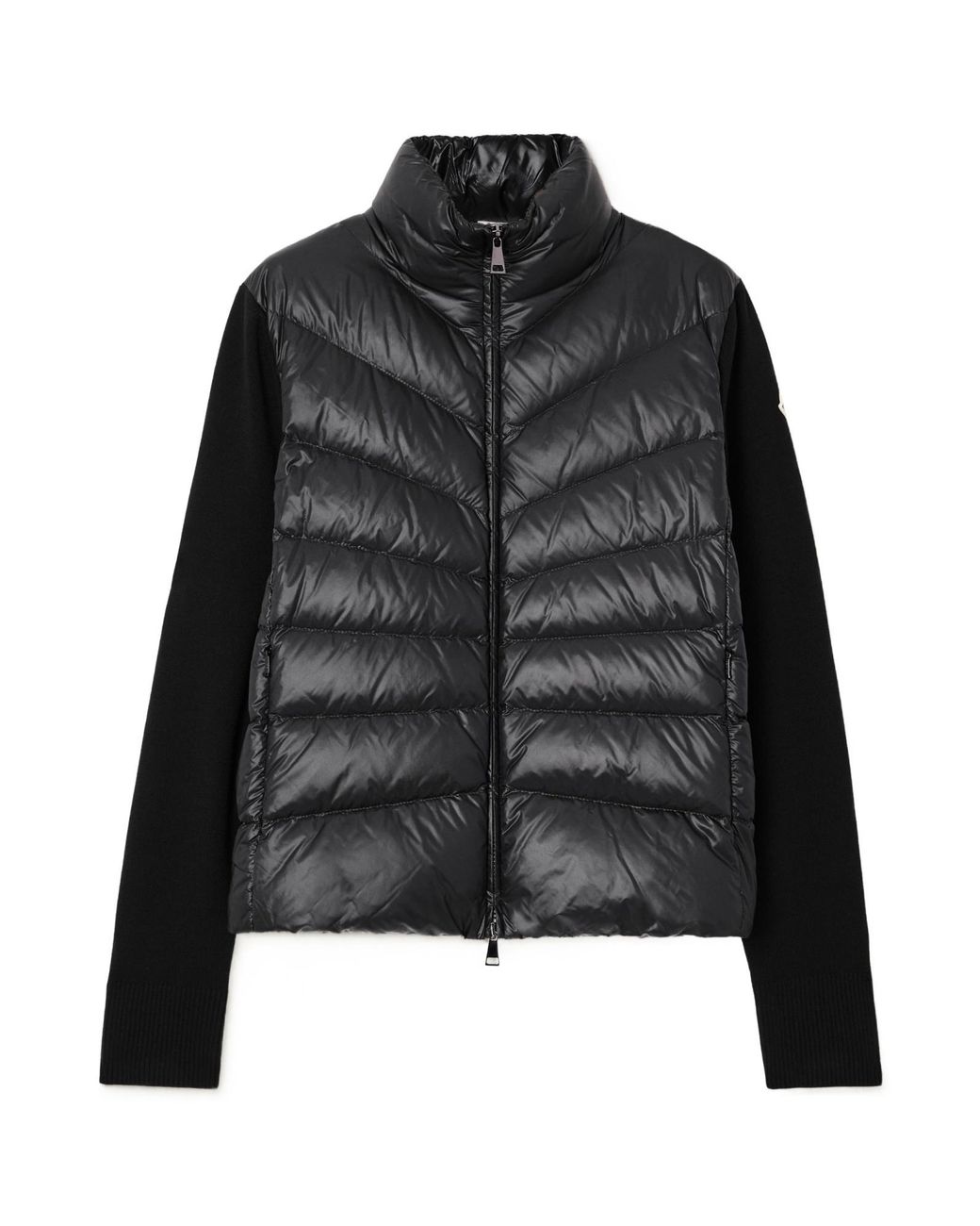 Moncler Black Padded Cardigan