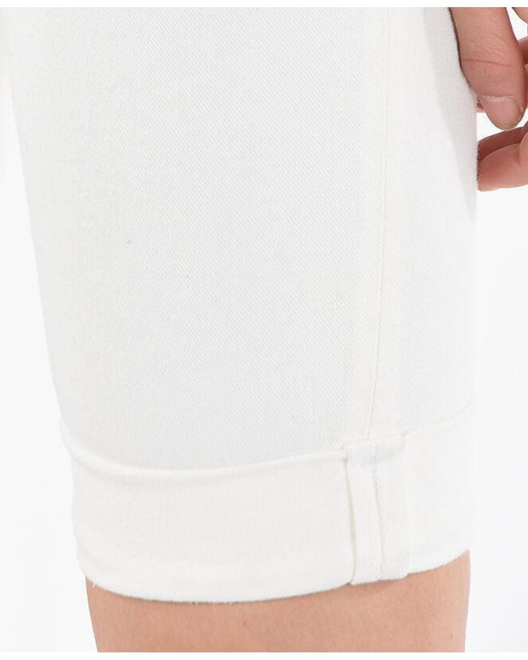 Woolrich White Five-Pocket Shorts