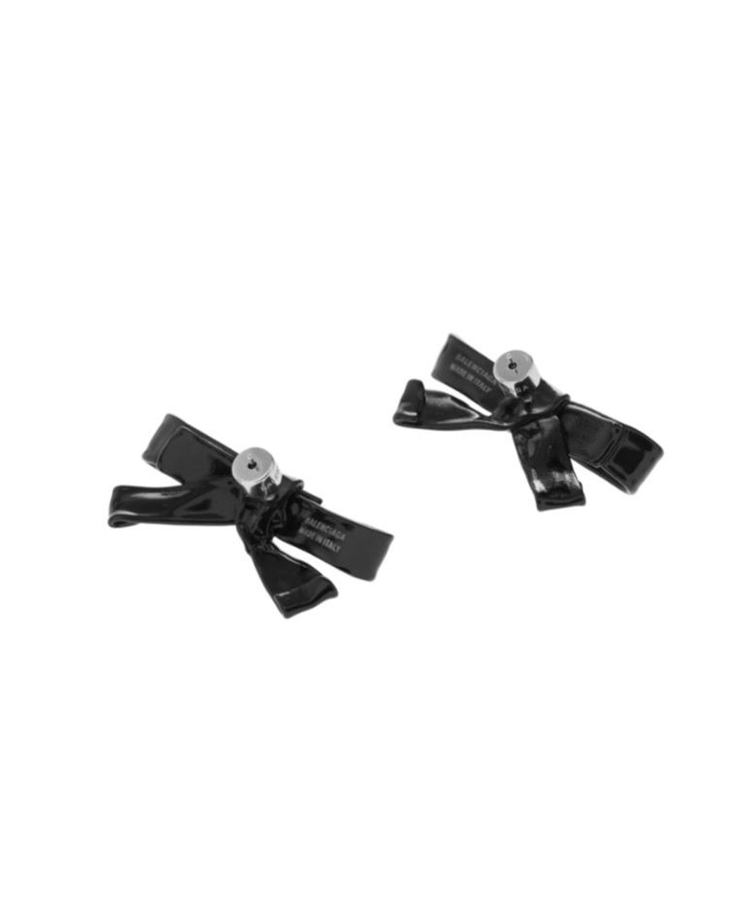 Balenciaga Multicolor Bow Detailed Earrings