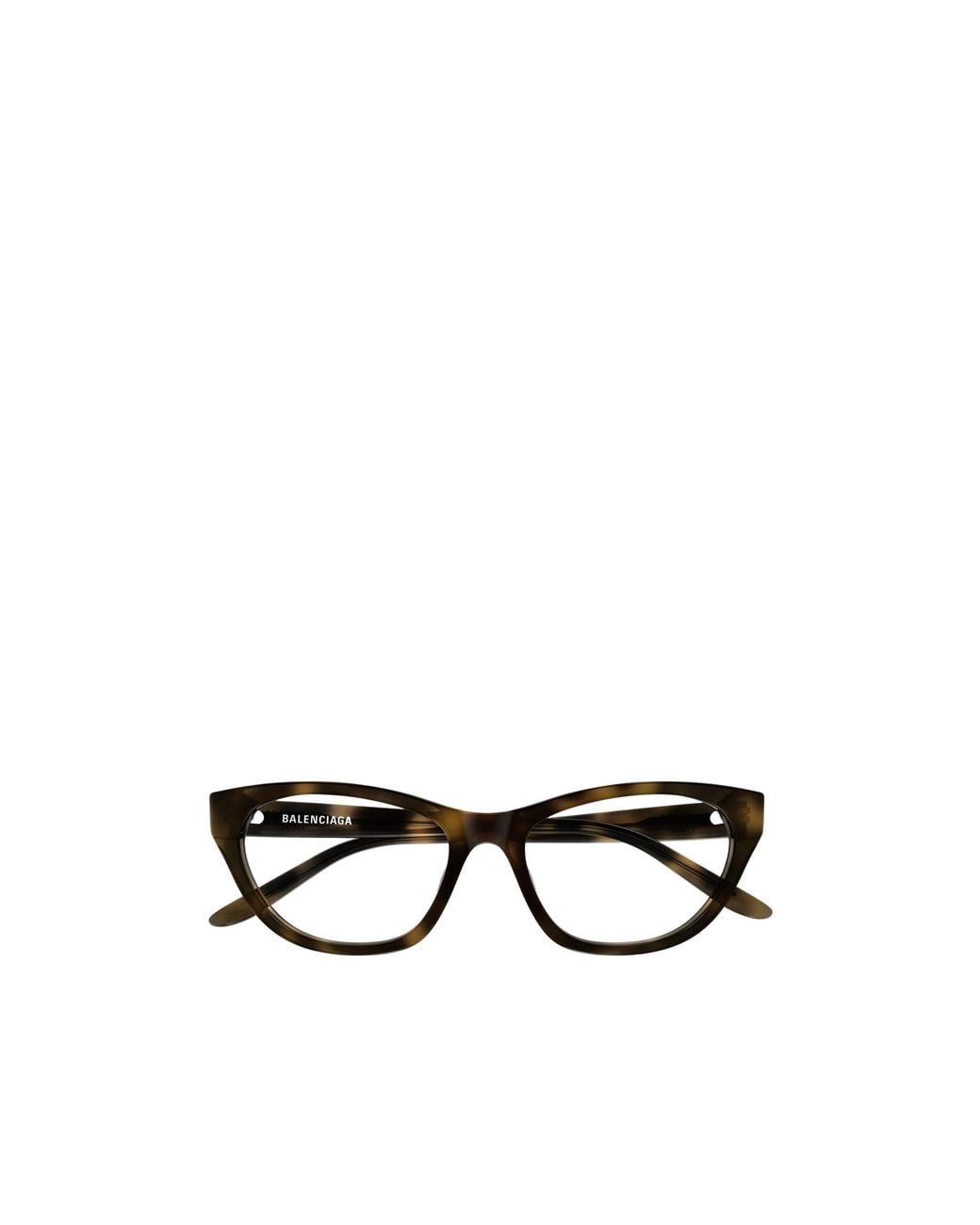 Balenciaga White Eyewear Cat Eye Frame Glasses