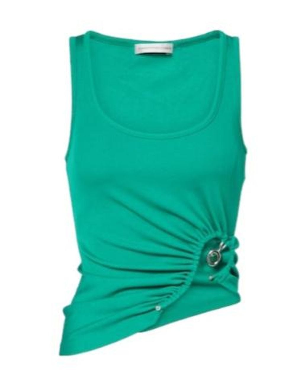 Christopher Esber Green Gathered Tank Top
