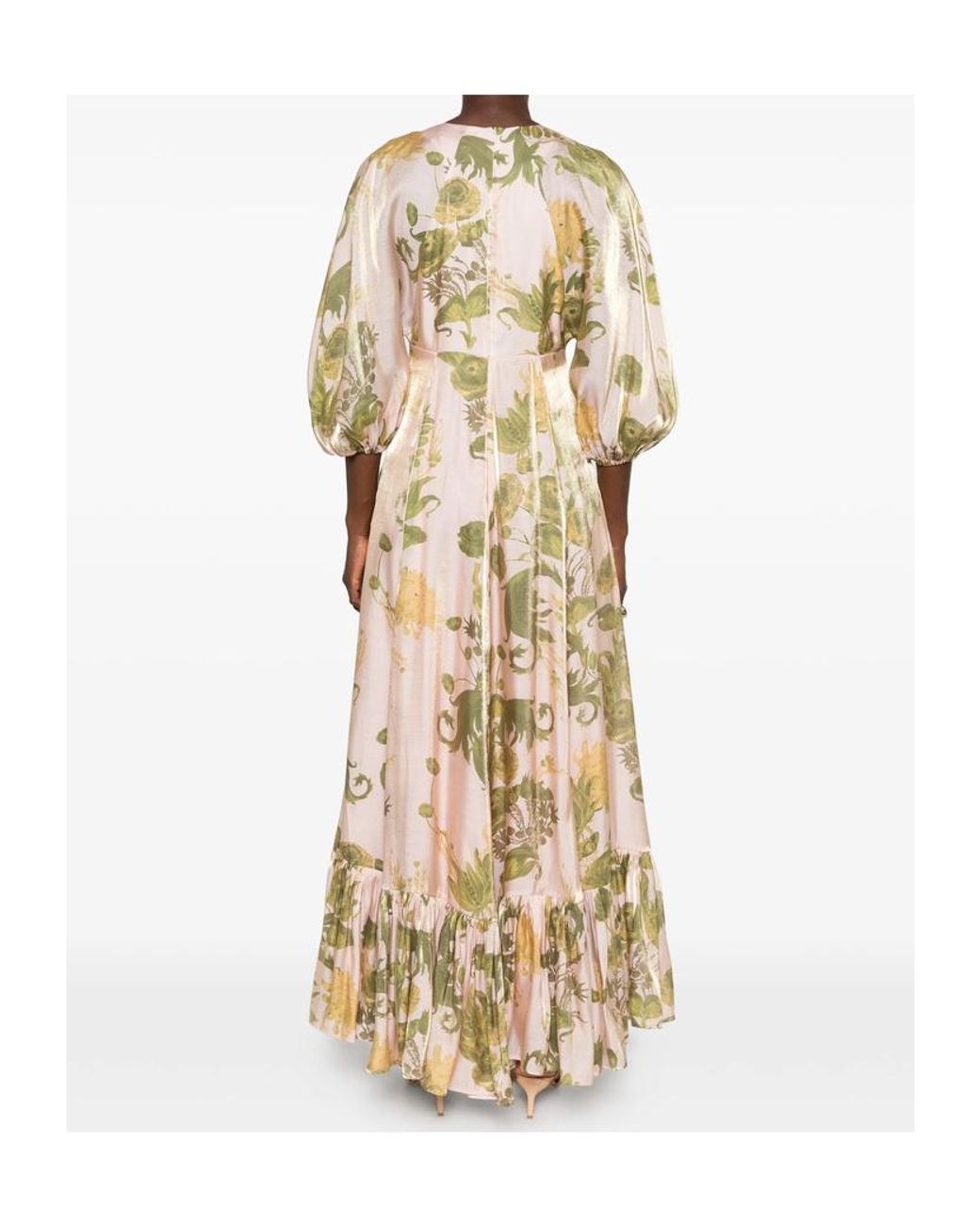 LaDoubleJ Natural V-Neck Dress