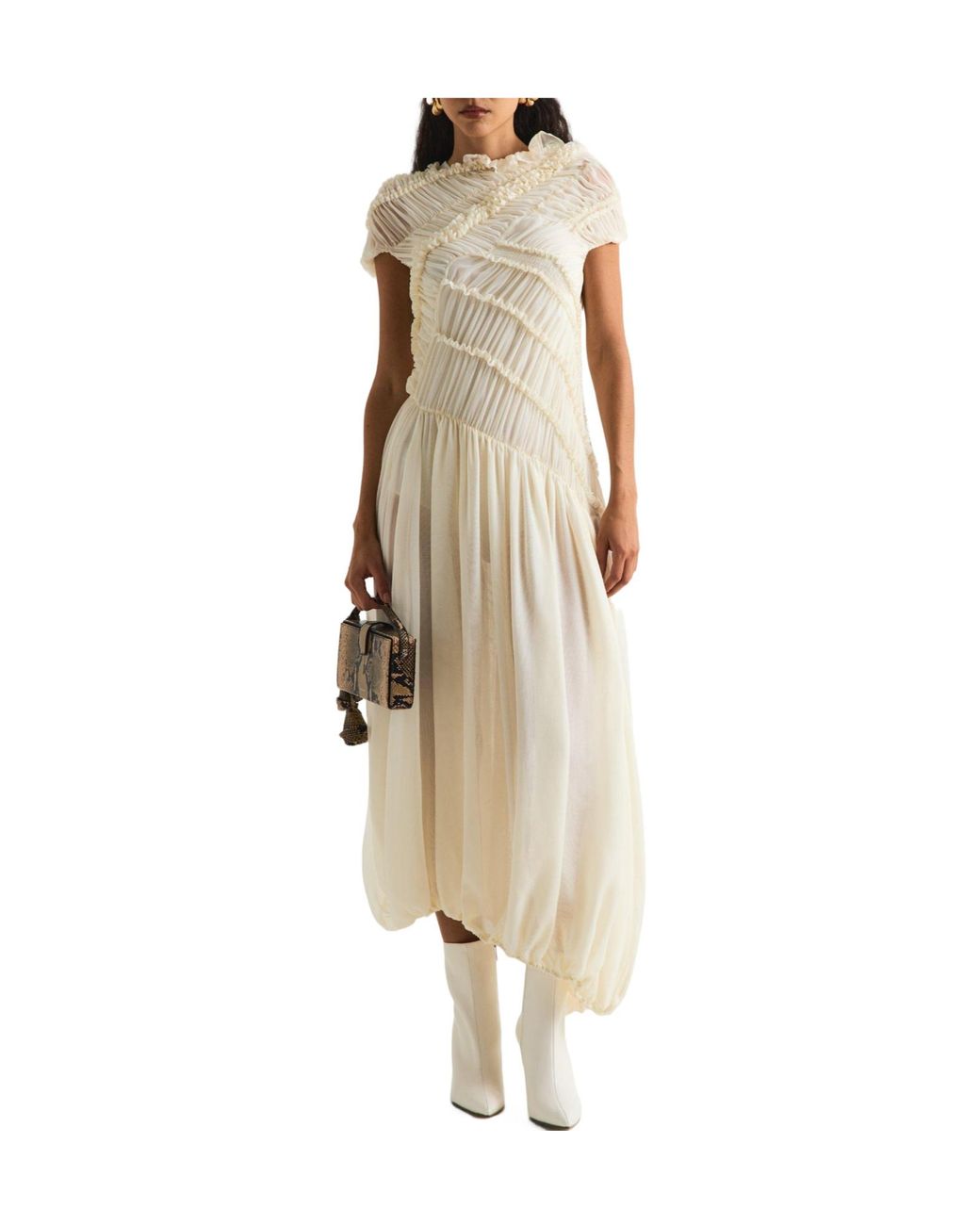 Magda Butrym Natural Long Dress