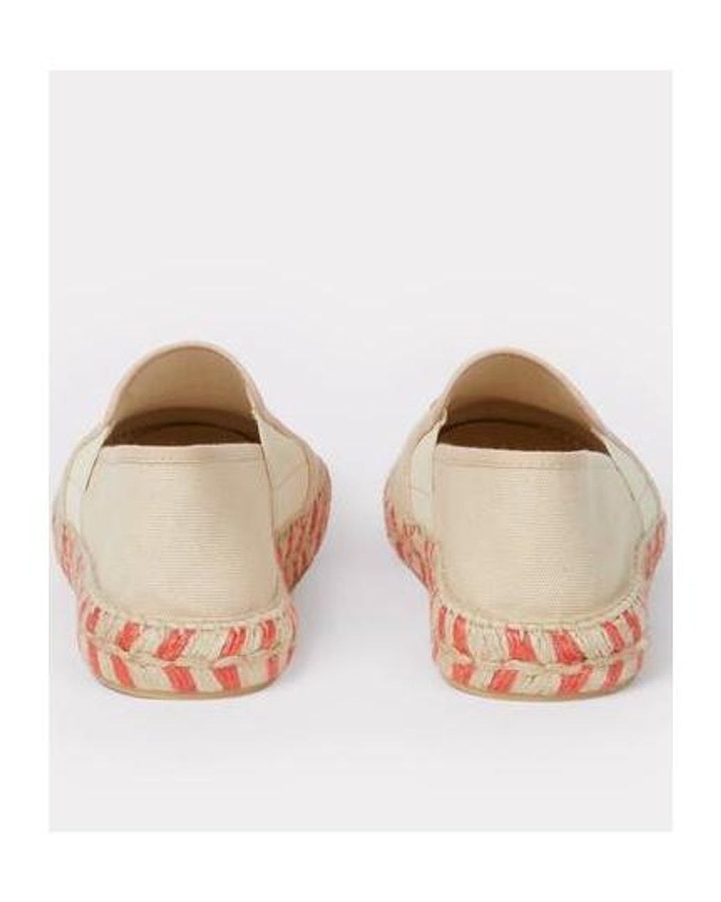 KENZO Pink Logo Embroidered Espadrilles