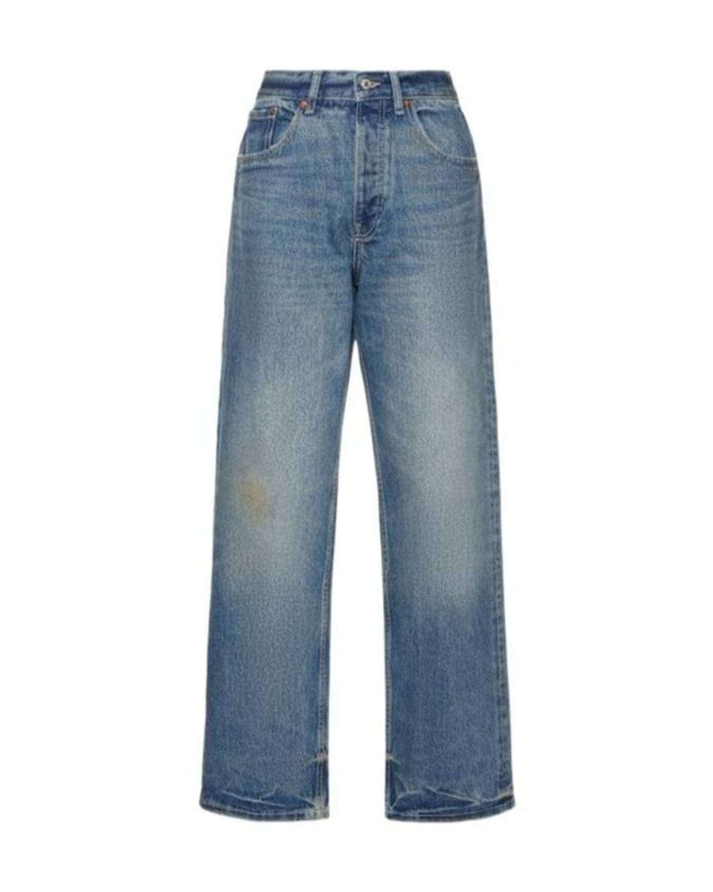 AYA MUSE Blue Low Rise Baggy Jeans
