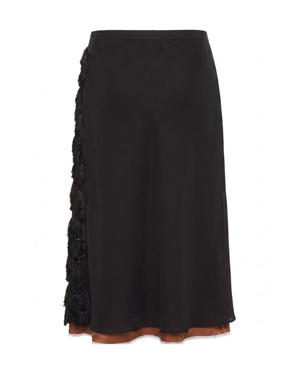 Marni Black Embellished Midi Dress