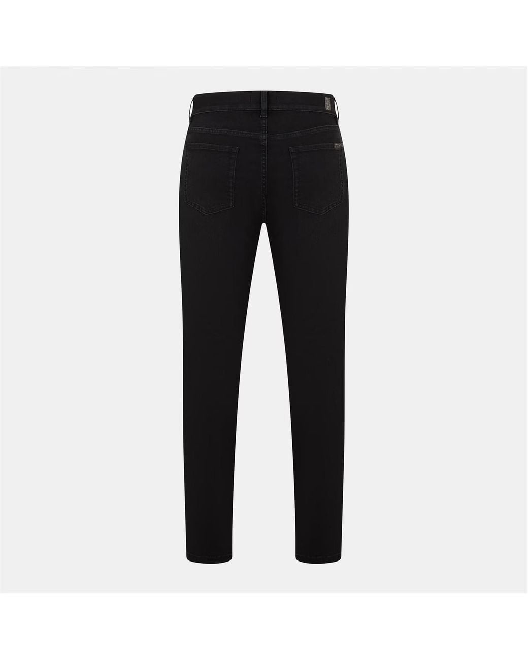7 For All Mankind Black Stretch Jeans for men