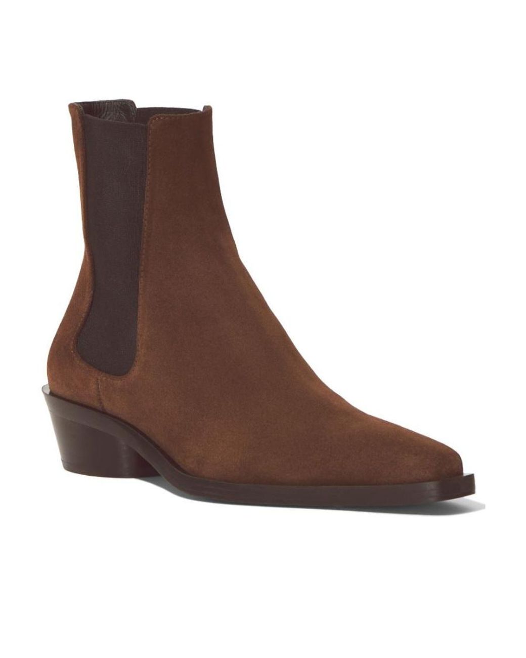 Proenza Schouler Brown Pointed Toe Chelsea Boots