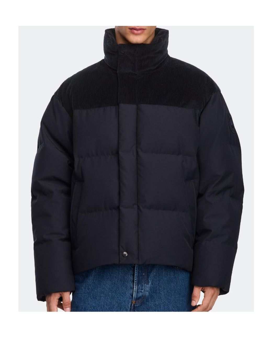 Canada Goose Blue Sterling Corduroy Puffer Jacket for men