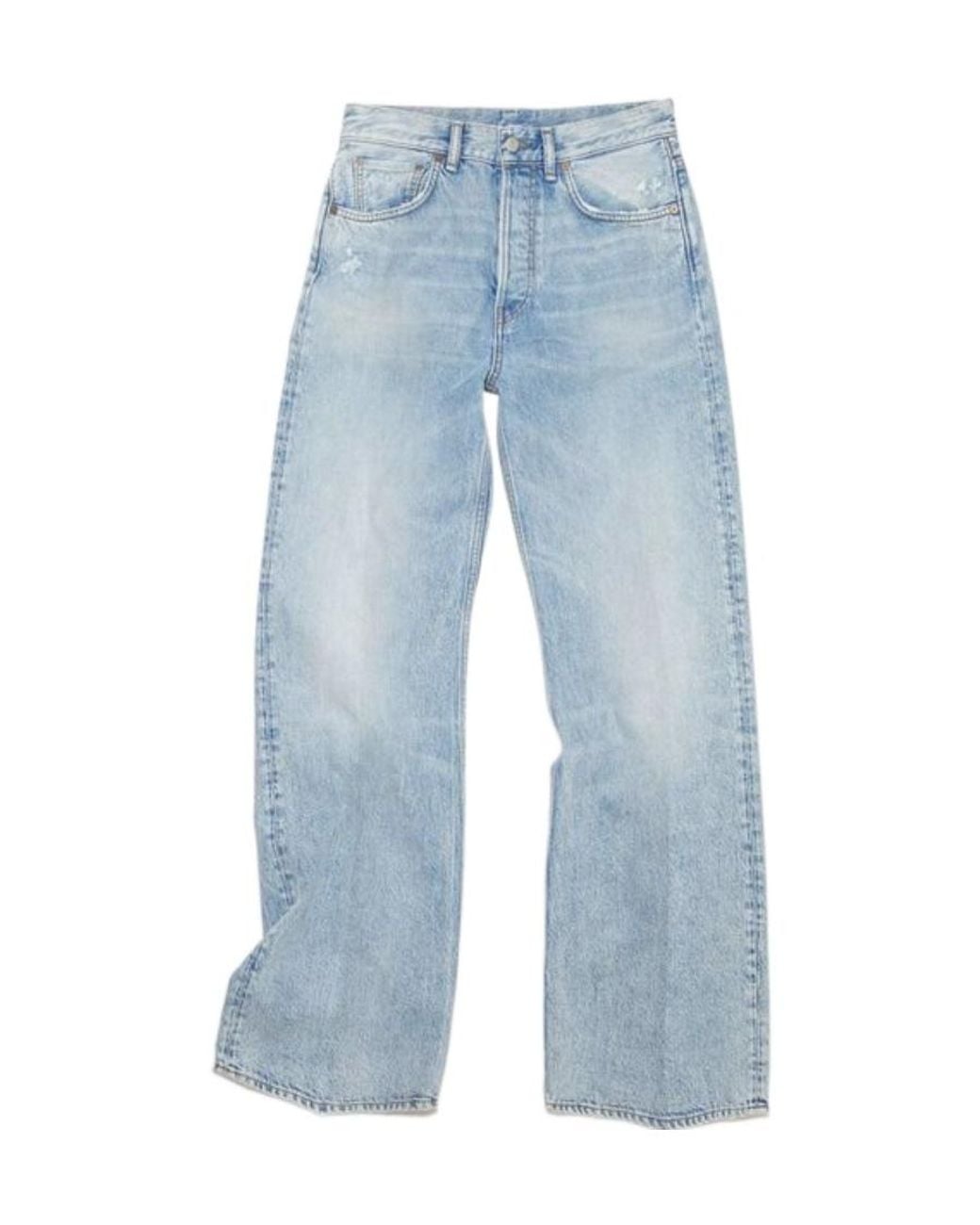 Acne Blue Relaxed Fit Jeans