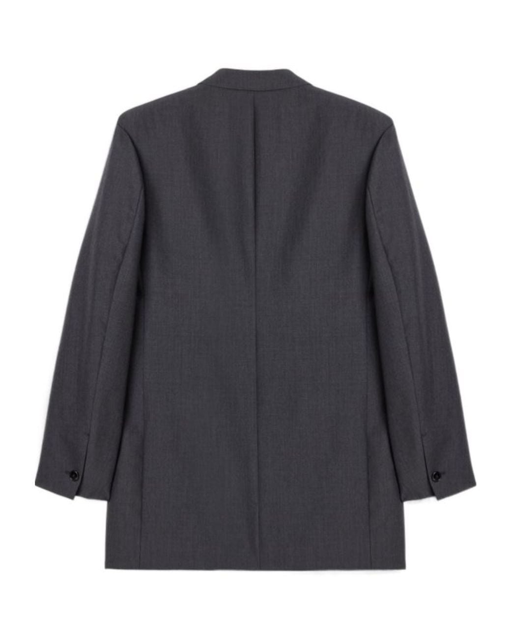 Jil Sander Black Fil-À-Fil Single-Breasted Jacket for men
