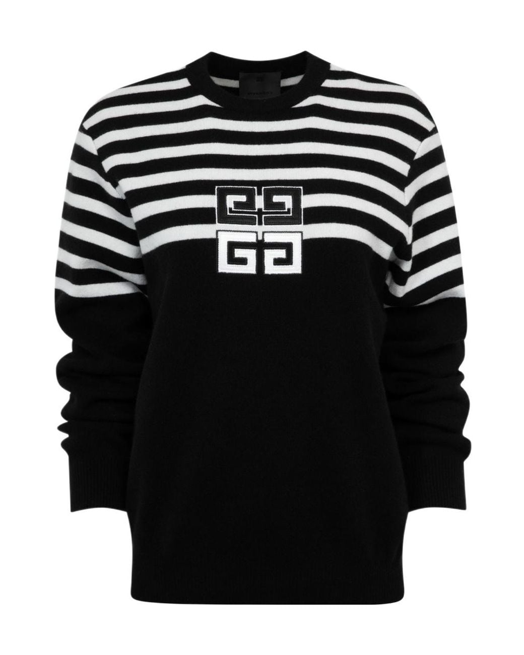 Givenchy Black 4G Striped Sweater