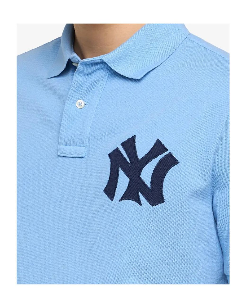Polo Ralph Lauren Blue Mlb Yankees Polo Shirt for men