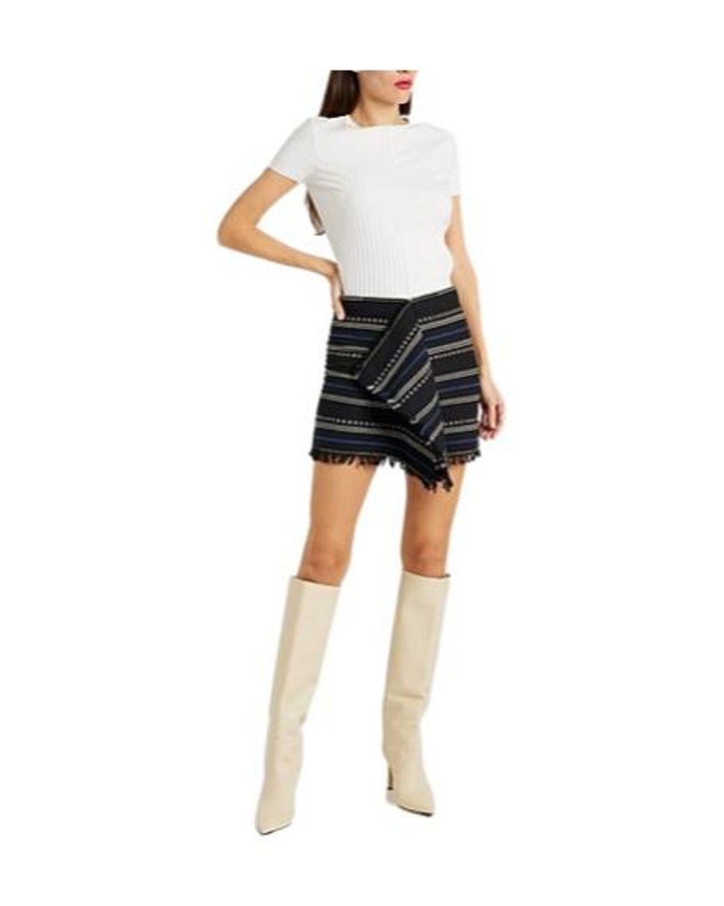 Isabel Marant Black Solidcolor Skirt