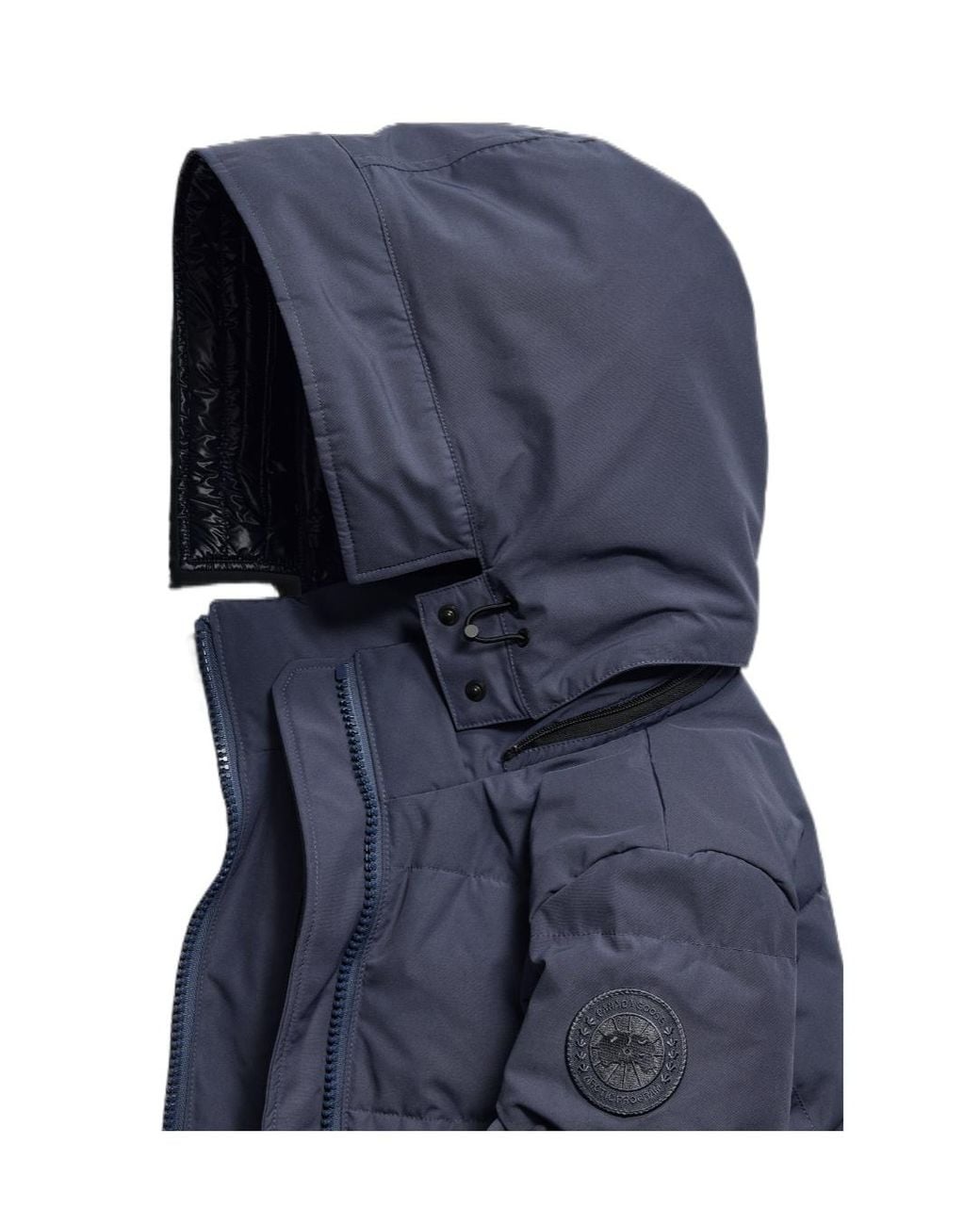 Canada Goose Blue Chelsea Hooded Down Jacket