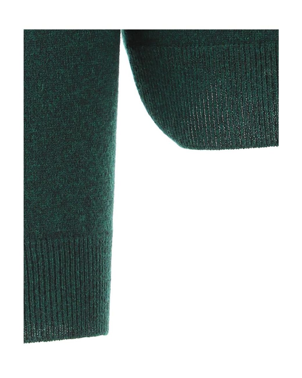 Malo Green Rollneck Knitted Jumper for men