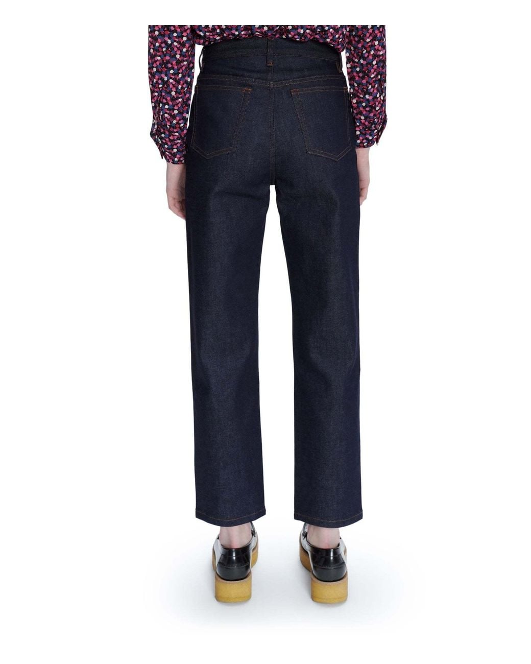 A.P.C. Blue Martin Straight-Leg Jeans