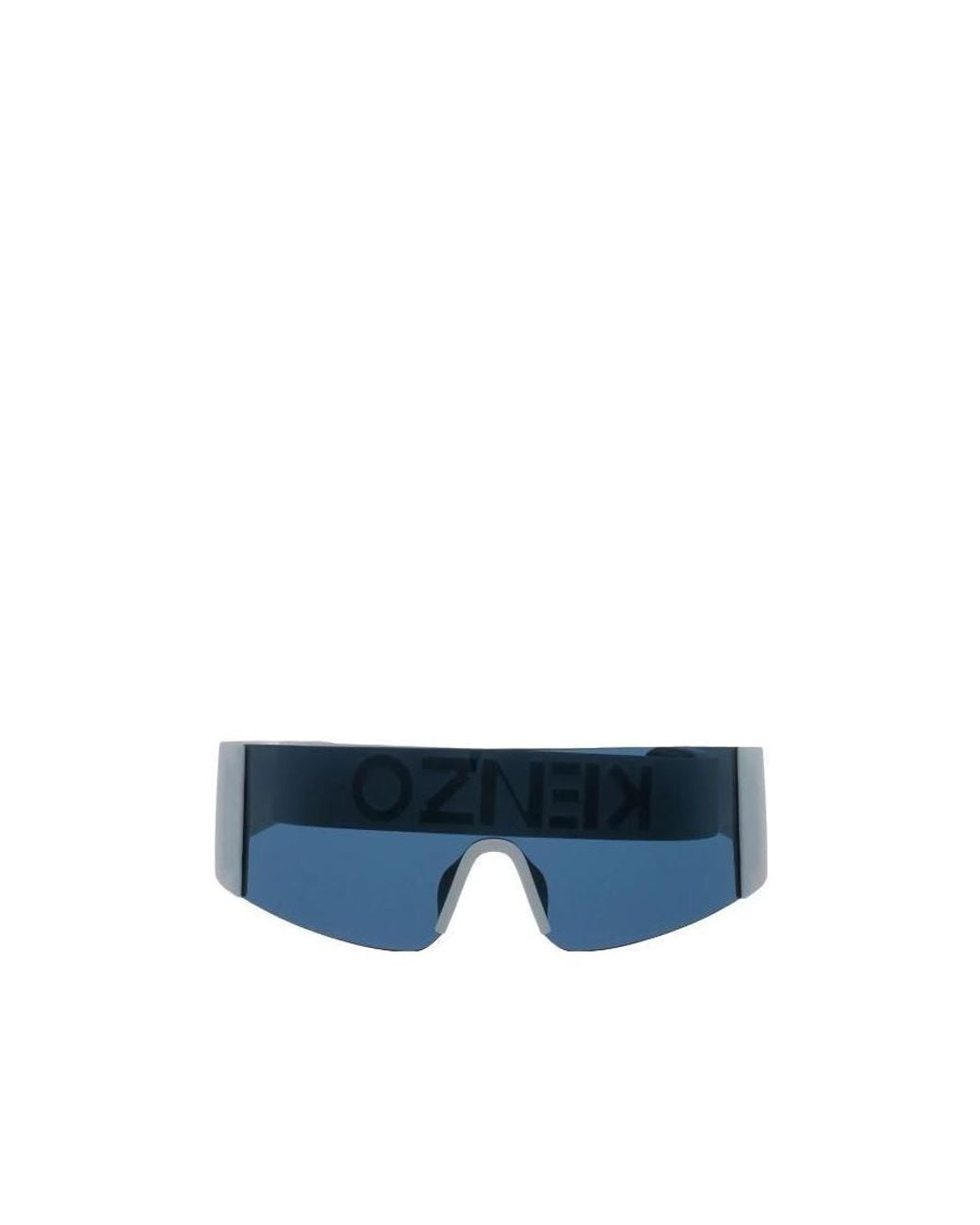 KENZO Blue Mask-Style Square-Frame Sunglasses for men