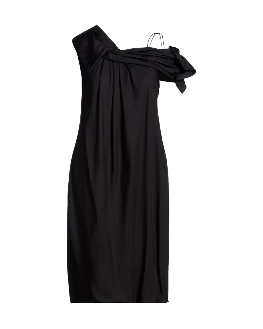 Sportmax Black Solid Color Dress