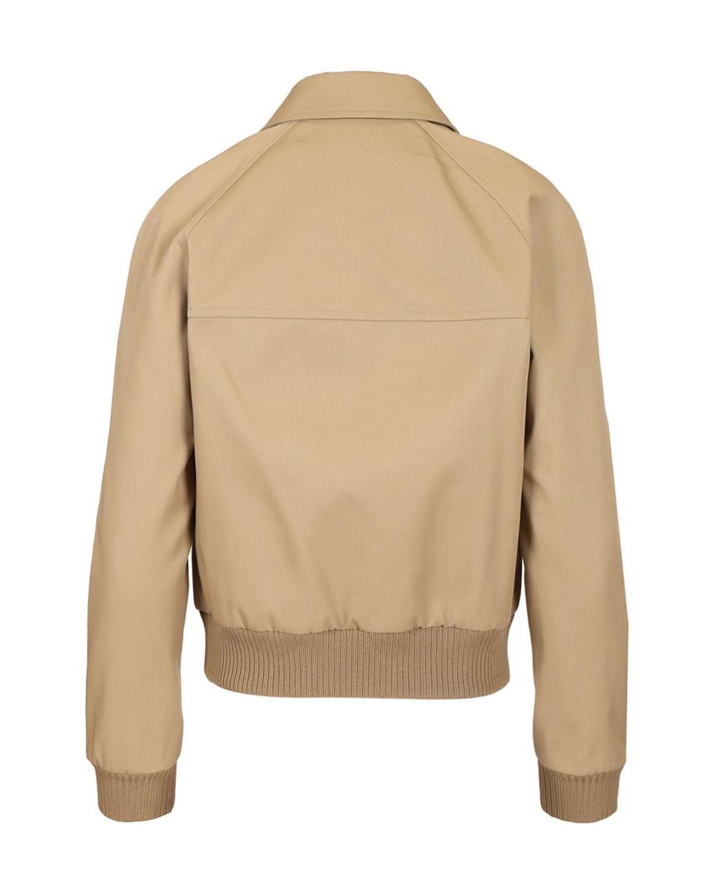 Celine Triomphe Blouson Jacket in Natural | Lyst