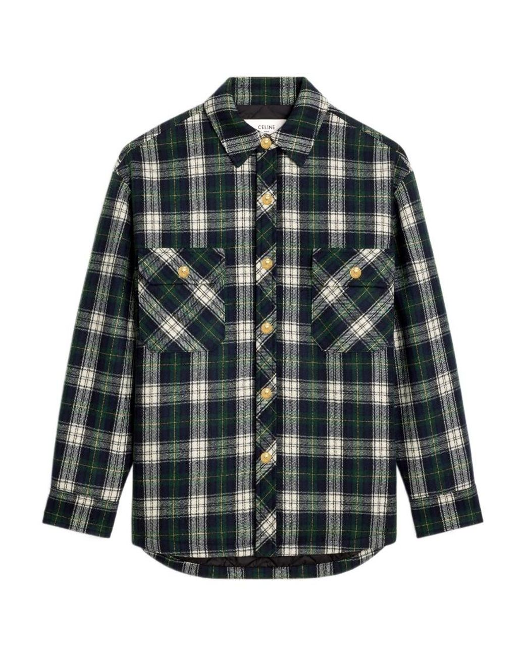 Céline Green Overshirt