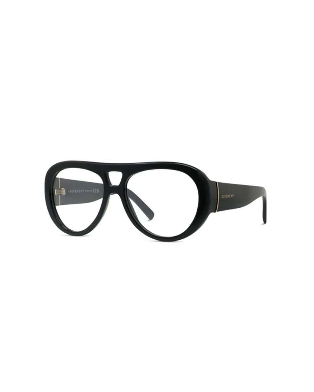 Givenchy White Eyewear Pilot Frame Glasses