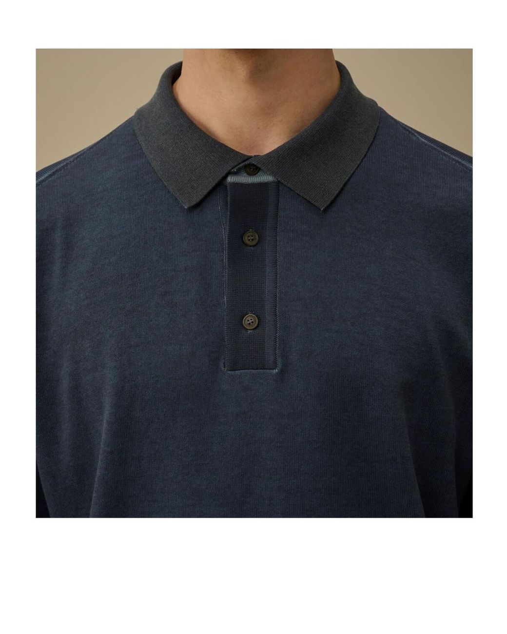 C P Company Blue Lens Pocket Half-Zip Sweater for men