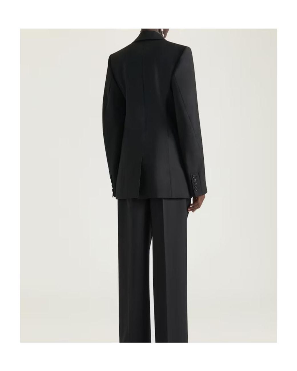 Givenchy Black Single-Breasted Tailored Blazer