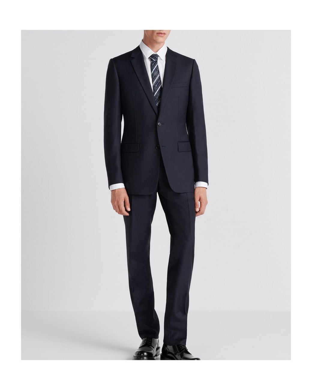 Dior Blue Classic Suit for men