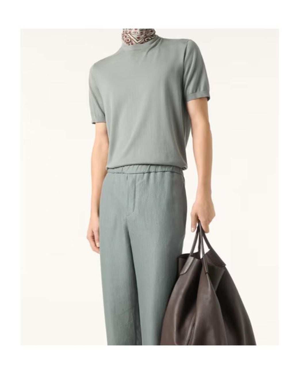 Loro Piana Gray Crewneck for men