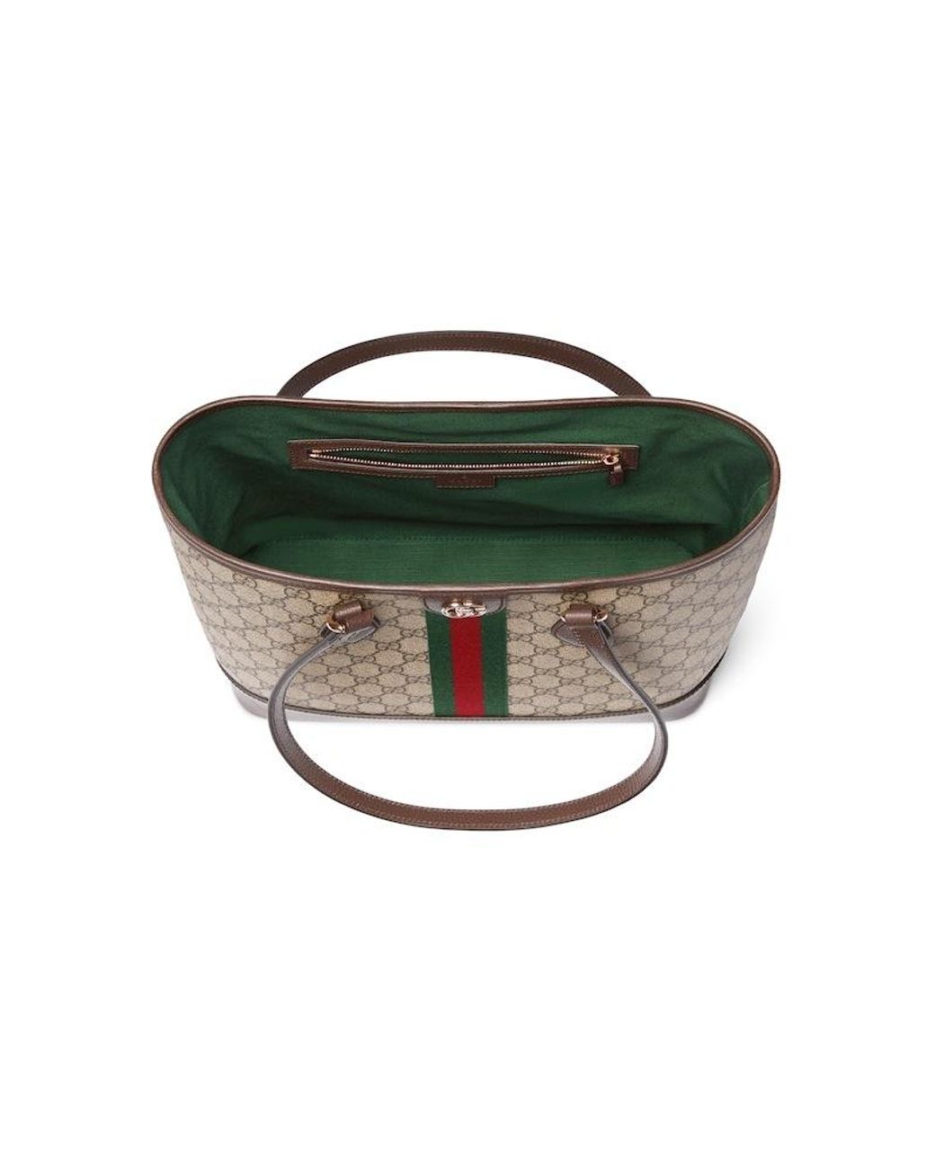 Gucci White Ophidia Medium Tote Bag