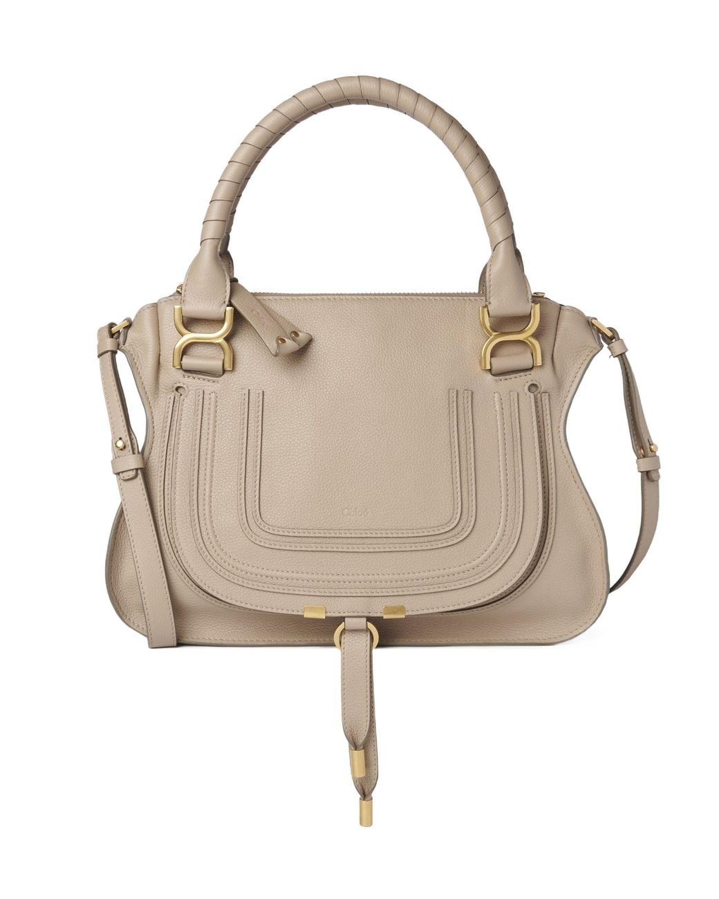 Chloé Natural Chloé Marcie Medium Tote Bag