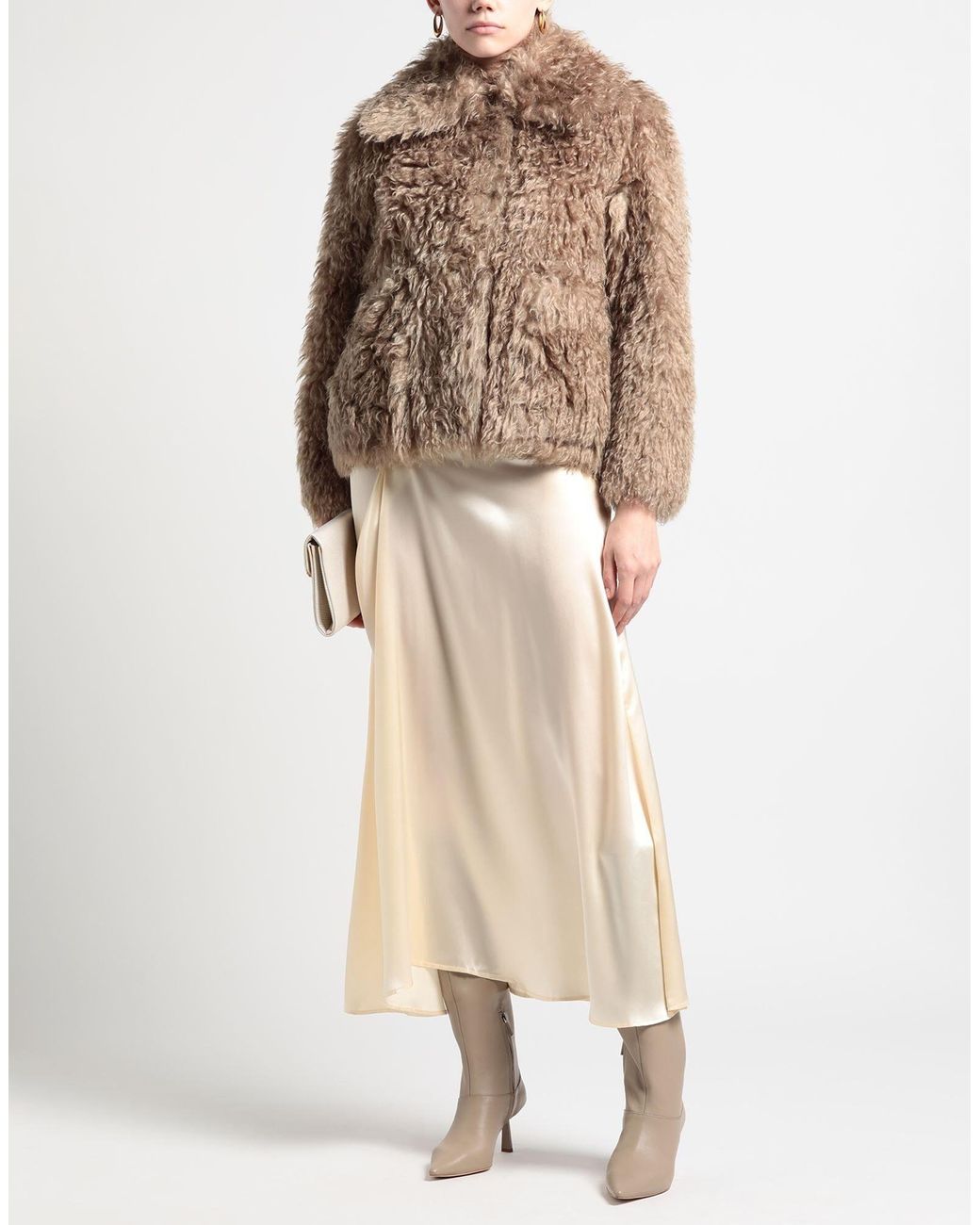 Burberry Brown Shearling Coat