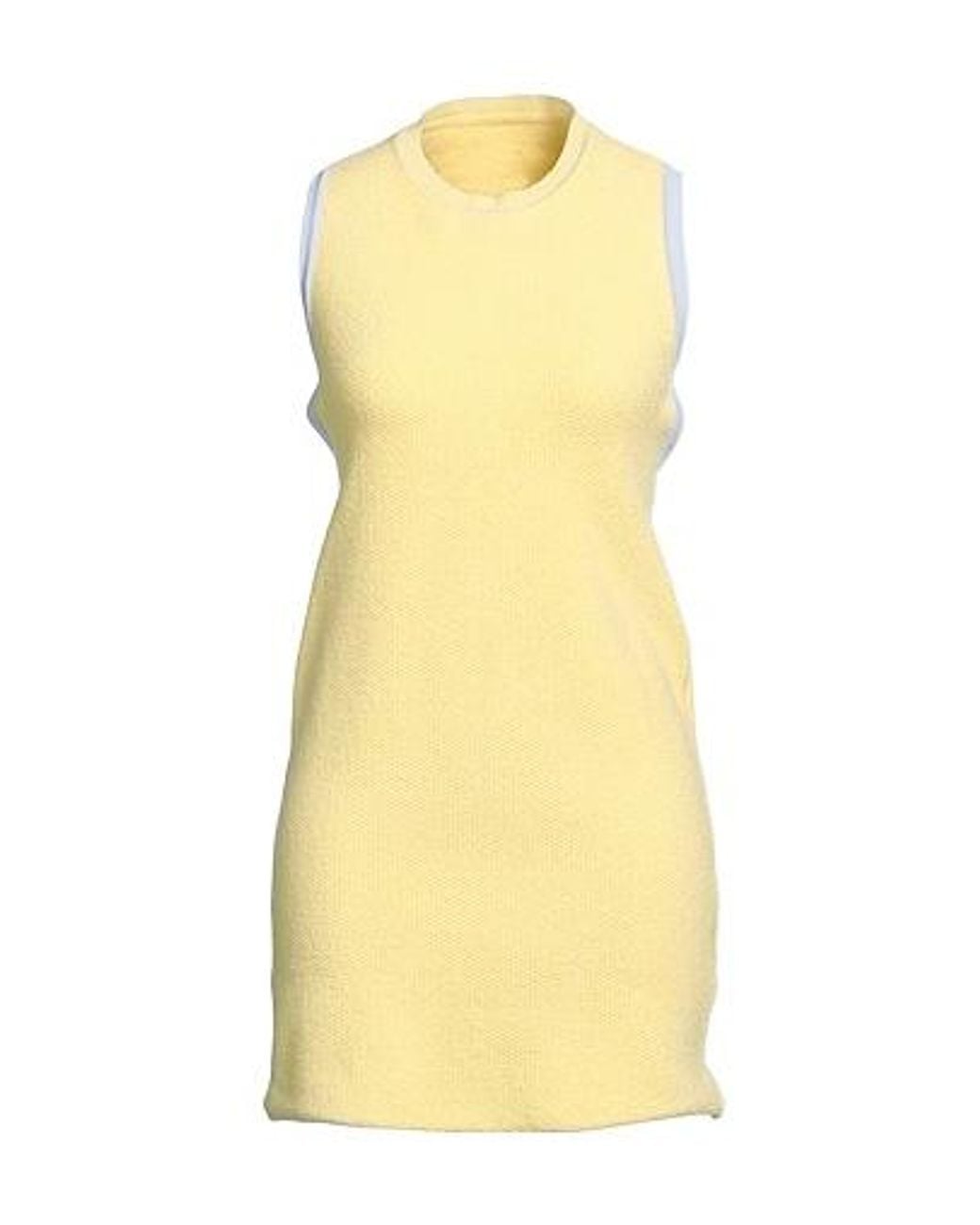 Jacquemus Yellow Two-Tone Bodycon Dress