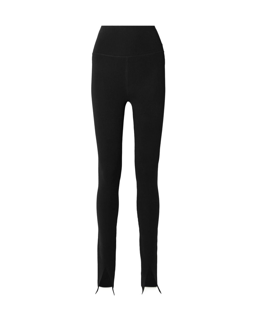 Victoria Beckham Black High-Waisted Stretchy Pants