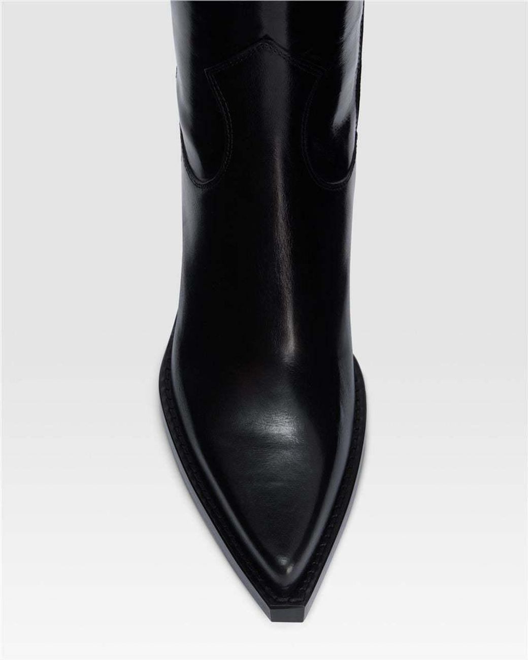 Paris Texas Black Patent Leather Texan Boot