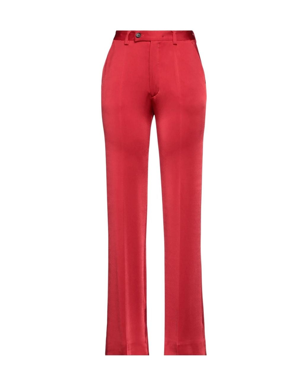 Marni Red Solid Color Casual Pants